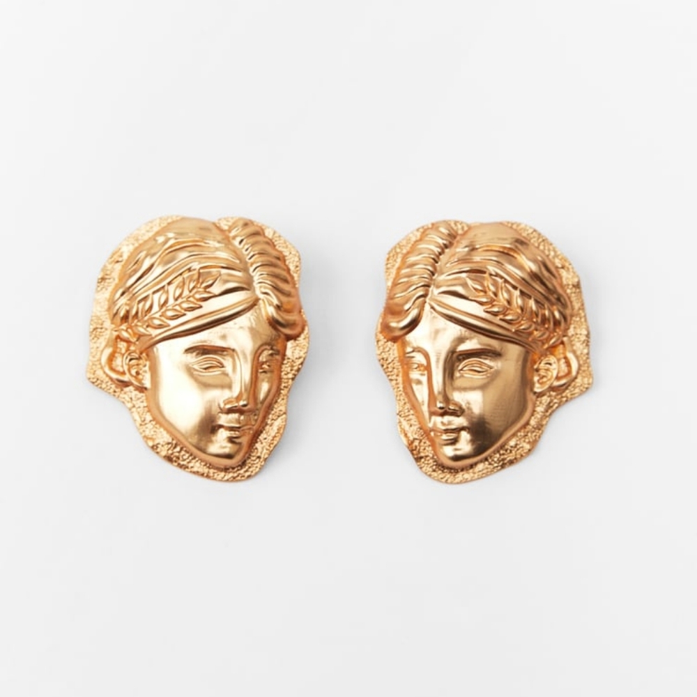 ZARA FACE EARRINGS